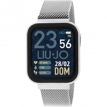 Orologio Smartwatch Donna LiuJo Fit SWLJ037 Cinturino in Silicone Colore  Bianco