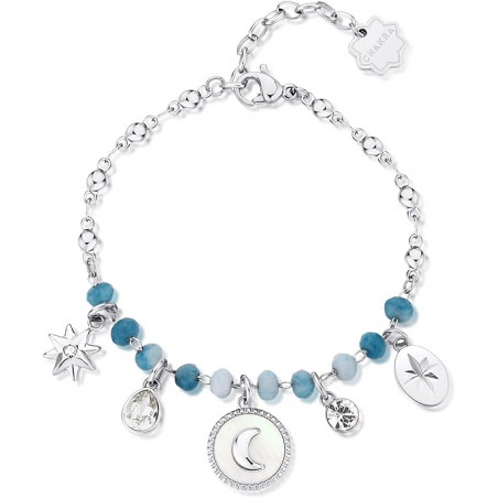 Bracciale Donna Brosway Con Simbolo Luna Chakra BHKB133 in Acciaio Silver