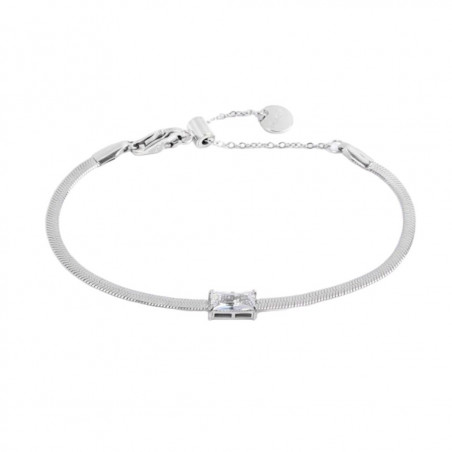 Bracciale Donna Marlù Sparkles 31BR0010-W in Acciao Silver con Zircone Bianco