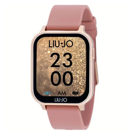 Orologio Donna Smartwatch Liujo luxury Voice Energy SWLJ117 Cinturino Silicone Rosa