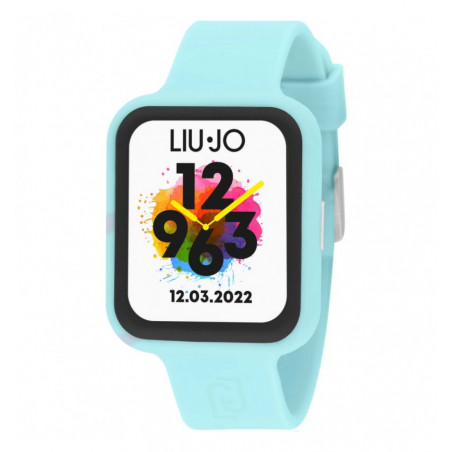 Orologio Donna Smartwatch Liujo SWLJ133 Luxury Voice Fancy in Silicone Azzurro