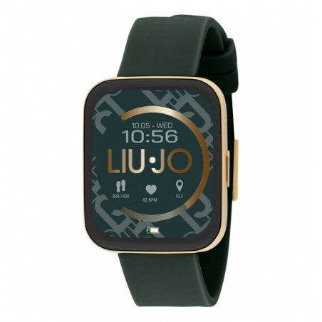 Orologio Smartwatch Donna Liujo Luxury Voice Slim SWLJ095 Cinturino Silicone Verde