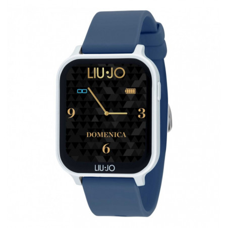 Orologio Smartwatch Donna Liujo Luxury Voice Energy SWLJ111 Cinturino Silicone Blu
